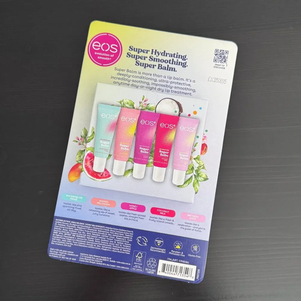 eos Super Balm 24 Hour Moisture 5-pack